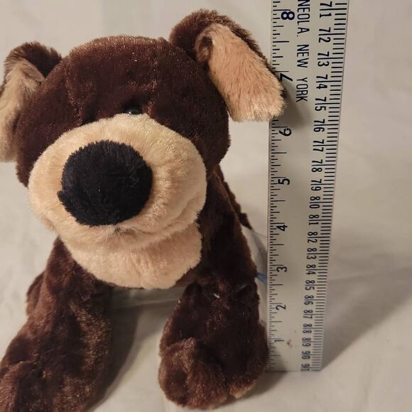 Ganz Webkinz Mocha Pup Plush Stuffed Animal HM348 USED Code Soft Toy 10" Dog - Picture 12 of 13